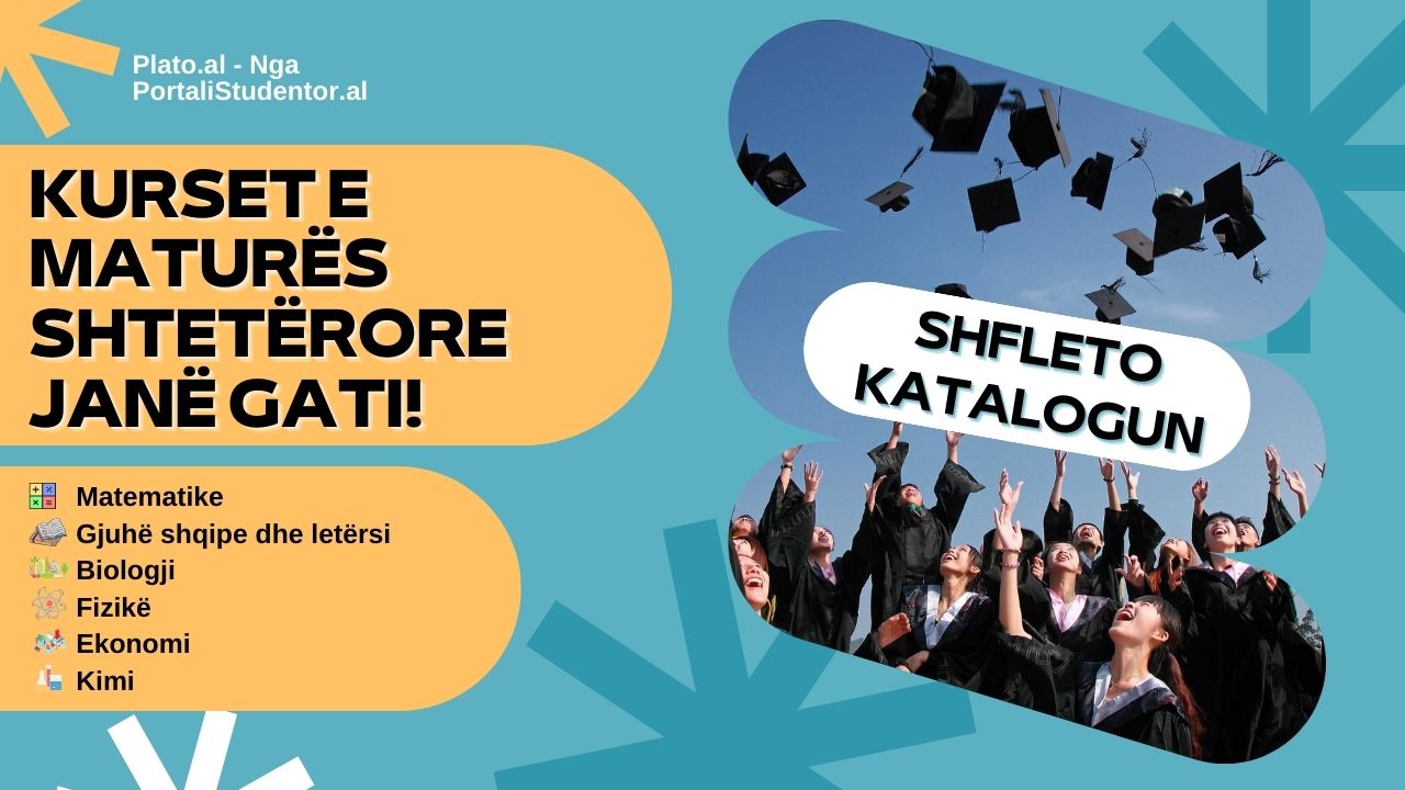 Kurset e maturës shtetërore 2025 janë gati!